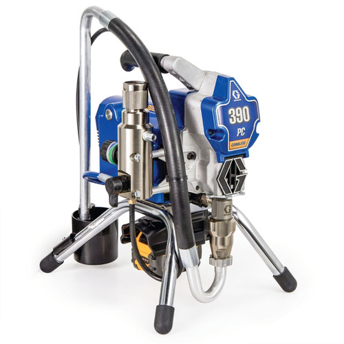 Graco GRAC-25T804 390 PC Cordless Airless Paint Sprayer Stand 6.0Ah Kit