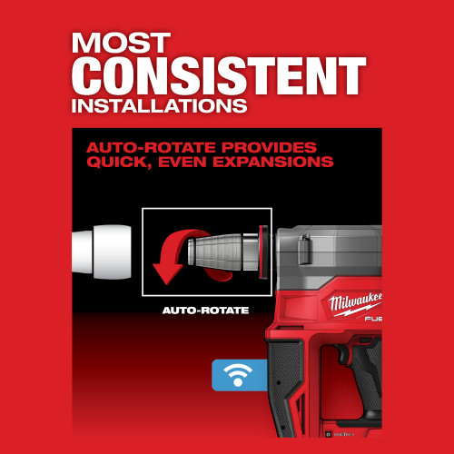 Milwaukee MIL-2932-22XC M18 FUEL 2in ProPEX Expander Kit with ONE-KEY & 1 1/4 - 2in Expander Heads