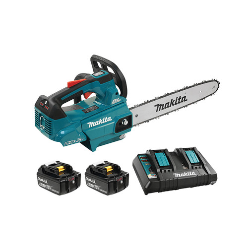 Makita MAK-DUC356PG2 14" Top Handle Brushless Chainsaw 2x 6.0Ah Kit