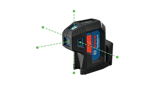 Bosch BOS-GPL100-50G Green-Beam Five-Point Self-Leveling Alignment Laser