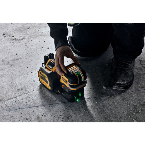 DEWALT DEW-DCLE34220GB 20V MAX Cordless Cross Line Green Laser Kit