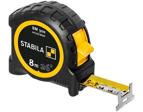 Stabila STAB-30626 Pocket Tape BM 300, 26' (8 M), Cm/Inch Scale