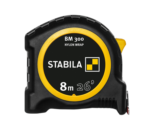 Stabila STAB-30626 Pocket Tape BM 300, 26ft (8 M)
