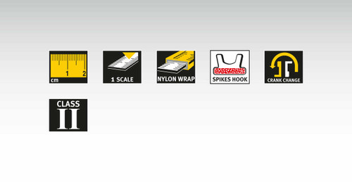 Stabila STAB-30920 Open Reel Tape LBM 1000 Steel, 50 M, Steel Blade, Metric Scale