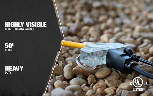 Southwire SOU-12/3-CORD-25 25FT Extension Cord 12/3 - Single