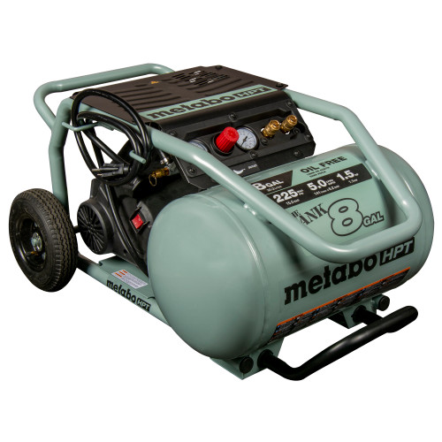 Metabo HPT HPT-EC1315S The TANK 8-Gal 225 PSI Trolley Air Compressor