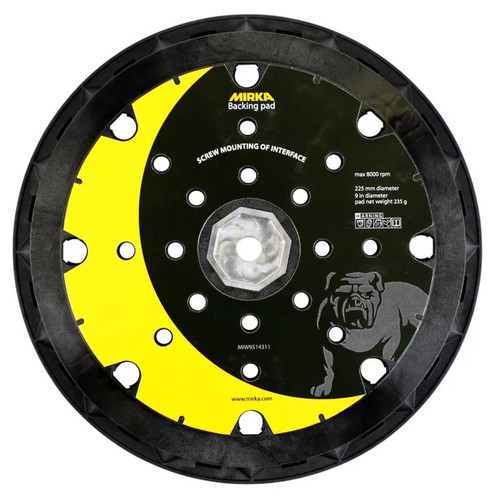 Mirka Abrasives MIR-MIW9514312 Backing Pad 225mm 25 Holes (For LEROS 950CV)