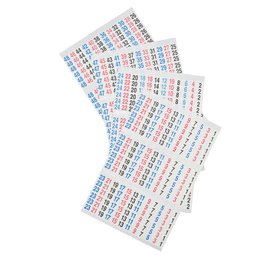 Klein Tools KLE-56251 Wire Marker Book - 120/240V 3 Ph 1-48