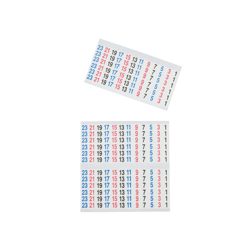 Klein Tools KLE-56251 Wire Marker Book - 120/240V 3 Ph 1-48