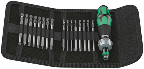 Wera Tools WERA-05051041001 KraftForm KomPakt 60 RA Imperial 17 pc Set