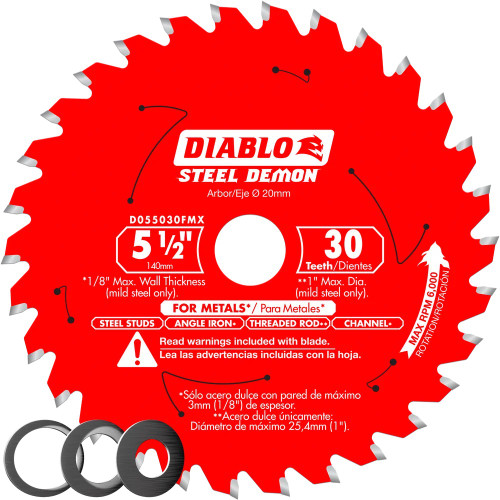 Diablo FRE-D055030FMX 5-1/2in X 30T Metal Saw Blade