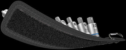 Wera Tools WERA-05003971001 Belt B 2 Zyklop In-Hex-Plus Bit Socket Set with Holding Function 3/8in Drive (8pc)