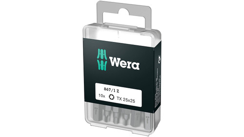 Wera Tools WERA-05072409001 867/1 Z TX 25 X 25mm DIY TORX Socket Screws (10pc)
