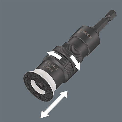 Wera Tools WERA-05130002001 881/4/1 SB Bit Holder With Variable Screw Depth Limitation (3pc)