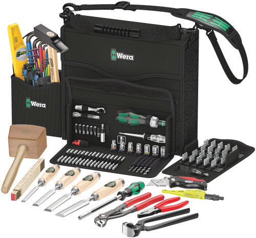 Wera Tools WERA-05134011001 2GO H 1 Carpenter Tool Set For Wood Applications (134pc)