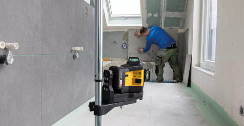 Stabila STAB-03420 Multi-line Cordless 3x 360-Degree Green Beam Laser LAX 600 G