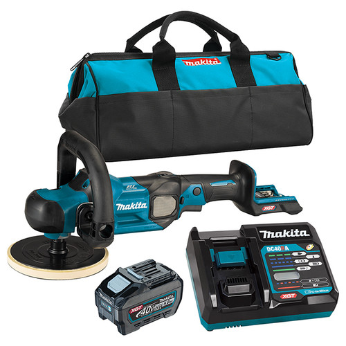 Makita MAK-PV001GT101 40V MAX XGT Cordless 7in Polisher 5.0 Ah Kit