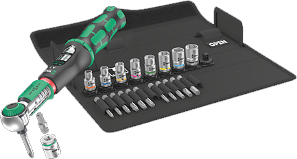 Wera Tools WERA-05075832001 1/4in Safe Torque Wrench Hex Drive A2 Kit Metric