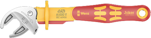 Wera Tools WERA-05020153001 6004 Joker 16-19mm Insulated Self-Setting Wrench