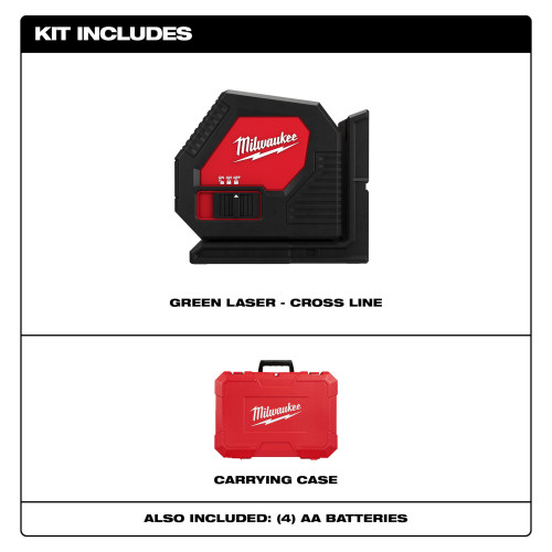 Milwaukee MIL-3421 Green Cross Line Laser