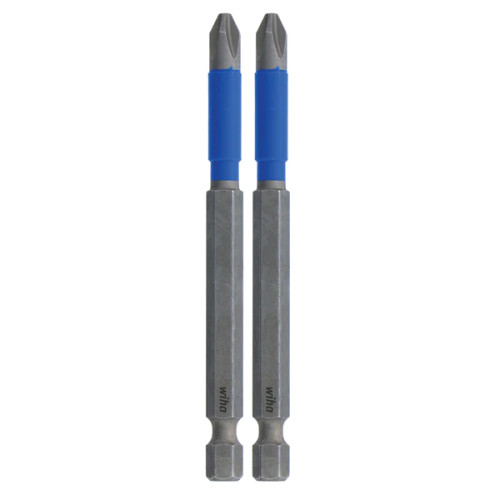 Wiha WIHA-703-2PK TerminatorBlue Impact Bits (2pk)