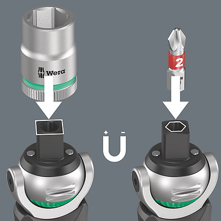 Wera Tools WERA-05004280001 8009 13pc Zyklop Pocket Set 1 - Metric