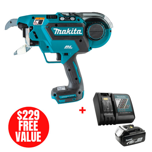 Makita MAK-DTR181ZK 18V LXT Cordless Rebar Tying Tool (Bare Tool)