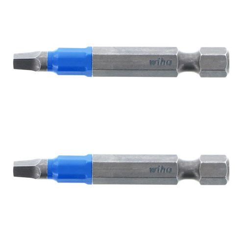 Wiha WIHA-70225 TerminatorBlue Impact Bit Square #2 - 2in (2pk)