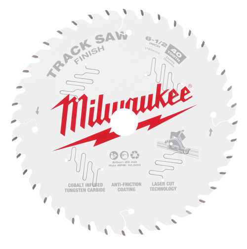 Milwaukee MIL-48-40-0625 6-1/2" 40T Finish Trach Saw Blade