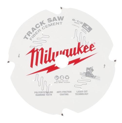 Milwaukee MIL-48-40-0670 6-1/2in 4T Fiber Cement Track Saw Blade