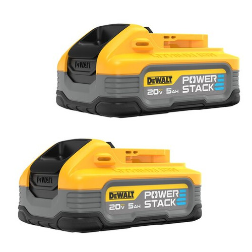 DEWALT DEW-DCBP520-2 20V MAX POWERSTACK 5.0 Ah Battery 2-Pack