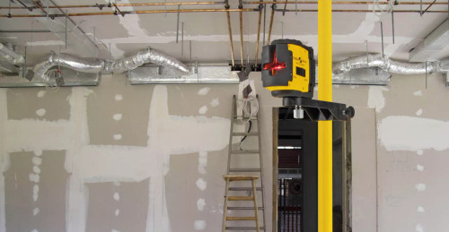 Stabila STAB-07467 LT30 Laser 12ft Telescope Pole With Bracket