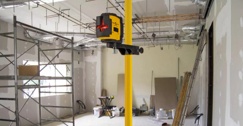 Stabila STAB-07467 LT30 Laser 12ft Telescope Pole With Bracket