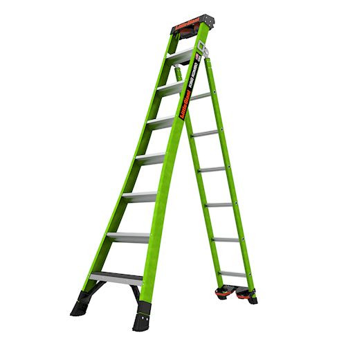 Little Giant LAD-13908-373 KING KOMBO 2.0 8ft- CSA Grade, Fiberglass, Combination Ladder