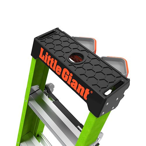 Little Giant LAD-13908-373 KING KOMBO 2.0 8ft- CSA Grade, Fiberglass, Combination Ladder