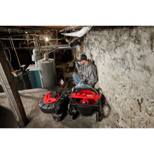 Milwaukee MIL-2819-22 M18 FUEL High Speed Chain Snake 2x 12.0Ah Kit for 1-1/2in to 4in Pipes