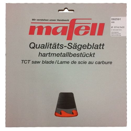 Mafell MAF-092591 237mm X 24T Cross-Cutting Carbide Blade