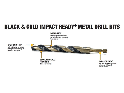 DEWALT DEW-DWAH1117 17pc Impact Ready Drill Set