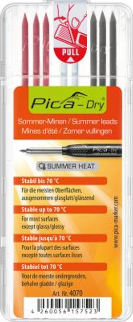 Pica-Marker PICA-4070 Dry Special Refills Summer Heat (10pc)