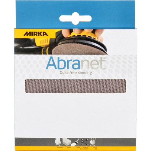 Mirka Abrasives MIR-9A-232-100PK 10pk 5in Abranet Mesh Grip Discs