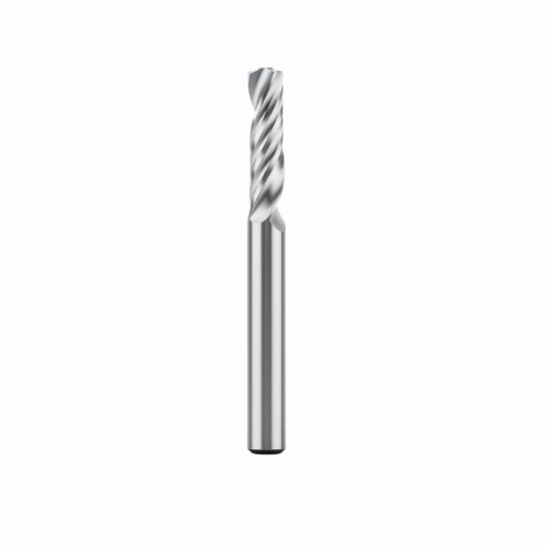 Dimar DIM-SCPL46 1/4in Dia Solid Carbide O Flute Spiral Bit for Plastic Upcut 1 Flute 1/4in Shank 2-1/2in Length
