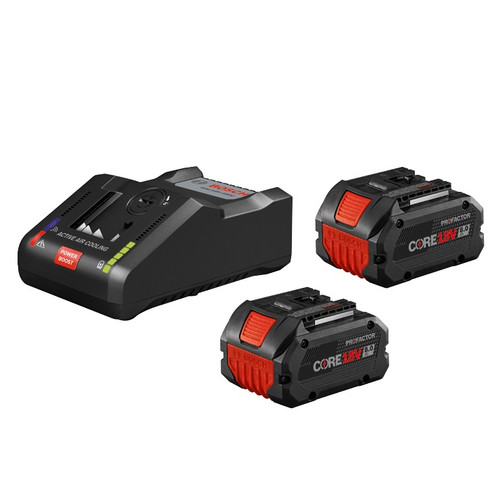 Bosch BOS-GXS18V-13N24 18V CORE18V Performance Starter Kit 2 x 8.0Ah PROFACTOR Performance Batteries and Turbo Charger