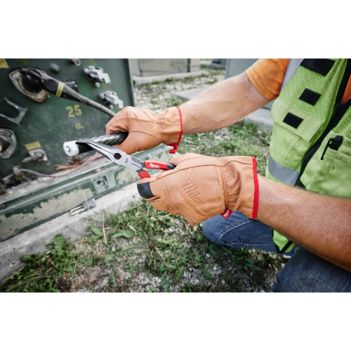 Milwaukee MIL-MT555 8in Long Nose Comfort Grip Pliers - USA