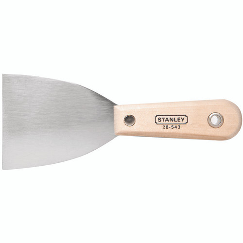 Stanley Hand Tools ST-28-543 3" Wood Handle Stiff Scraper Knife