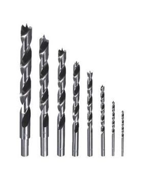 Dimar DIM-205-DS-7 7 pc Brad Point Drill Set 1/8in to 1/2in Dia.