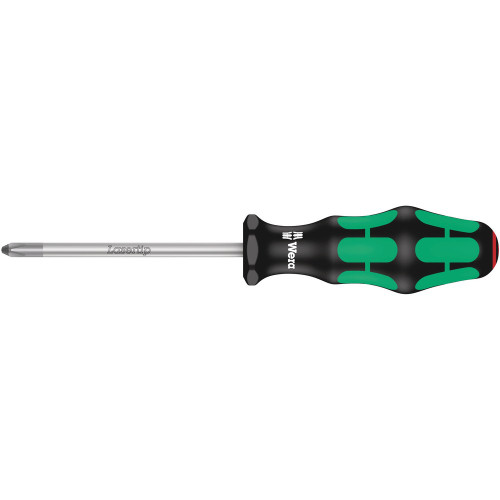 Wera Tools WERA-05008720001 6 x 4" Conventional #2 Phillips Screwdriver with Laser  Etched Tip