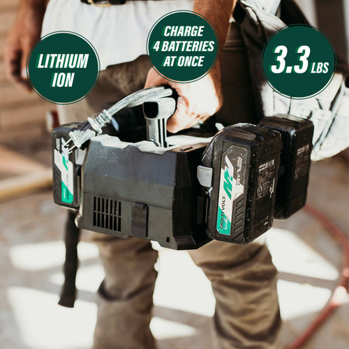 Metabo HPT HPT-UC18YTSLM 4 Port 18V/36V Lithium Ion Battery Charger