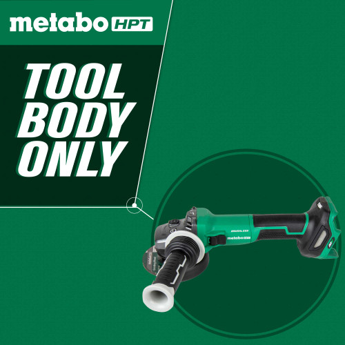 Metabo HPT HPT-G3612DVFQ6M 36V MultiVolt 4-1/2in Variable Speed Paddle Switch Angle Grinder (Bare Tool)