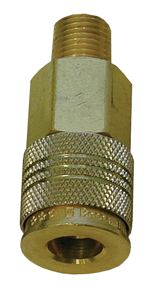 Bissett BIS-BAF-COMBOM14 1/4in Combo Coupler x 1/4in MNPT