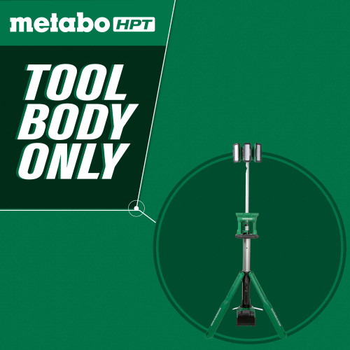 Metabo HPT HPT-UB18DGQ4M 18V Tripod Led Site Light Bare Tool